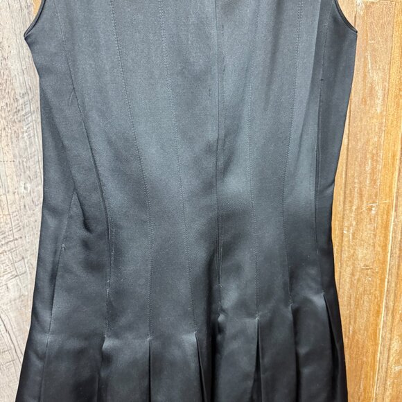 Heidi Weisel Satin Pleated Dress Size 4 - Picture 9 of 12